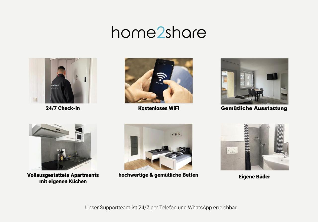 Zentrale Studios Fur Monteure I Home2Share Osnabrück Esterno foto